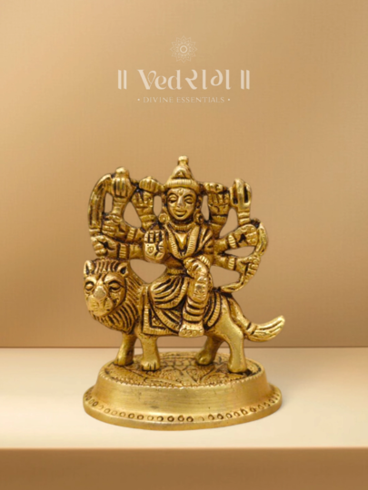 Brass Bhargavi Devi Statue | Handcrafted Goddess Lakshmi Idol | Symbol of Prosperity & Divine Energy