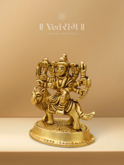 Brass Bhargavi Devi Statue | Handcrafted Goddess Lakshmi Idol | Symbol of Prosperity & Divine Energy