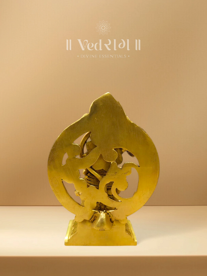 Handcrafted Brass Rudra Avatar Hanuman Statue – Symbol of Strength, Devotion & Divine Energy | Premium Spiritual Décor Idol