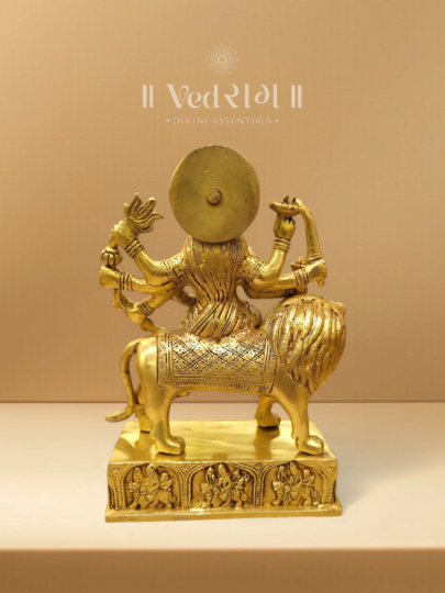 Brass Muktakeshi Idol | Handcrafted Divine Goddess Statue | Symbol of Strength, Freedom & Power