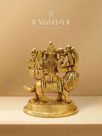 Brass Bhargavi Devi Statue | Handcrafted Goddess Lakshmi Idol | Symbol of Prosperity & Divine Energy