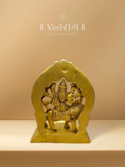 Brass Yogeshwari Idol | Handcrafted Goddess Yogeshwari Statue | Symbol of Spiritual Mastery & Divine Energy