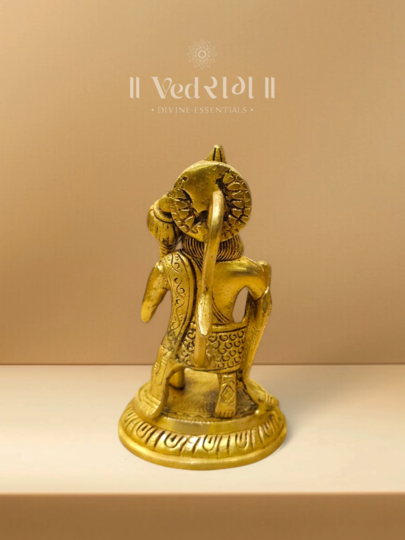 Brass Shree Ramadoota Statue | Handcrafted Hanuman Idol for Strength & Devotion | Premium Brass Spiritual Décor for Home & Office