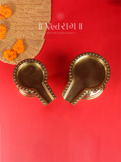 Brass Abhishekam Stand | Traditional Ritual Stand for Pujas & Abhishekam | High-Quality Brass Worship Accessory | Perfect for Temple & Home Altar | Gold Finish Stand for Sacred Ceremonies