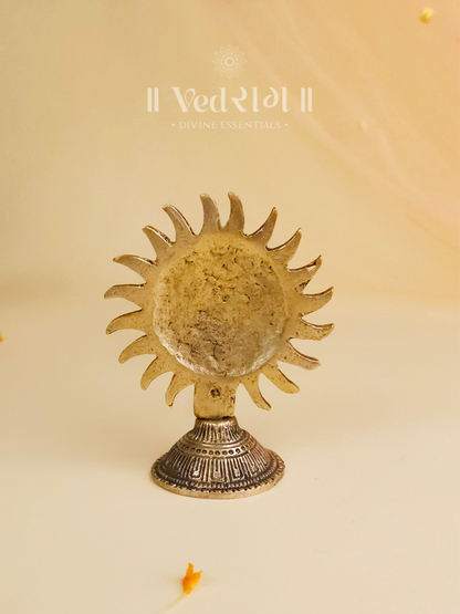 Brass Sun | Symbol of Power & Energy | Handcrafted Brass Sun Idol for Home & Temple